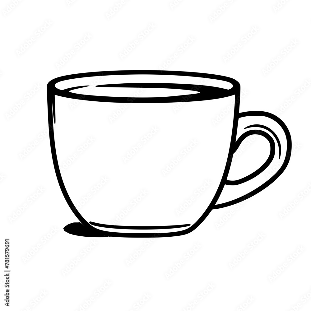 coffee, cup, drink, tea, cafe, hot, mug, vector, espresso, white, beverage, breakfast, illustration, icon, saucer, isolated, cappuccino, black, caffeine, steam, symbol, brown, restaurant, mocha, choco