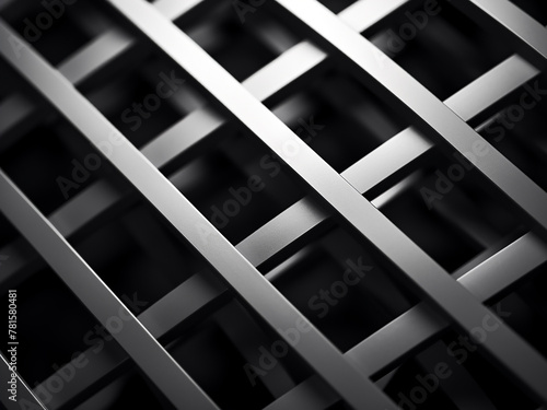 Lattice texture in black and white decorates the abstract background