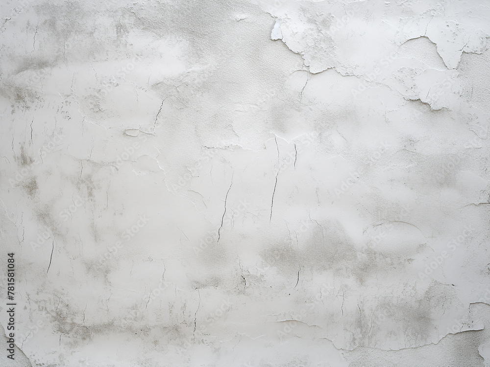 Naklejka premium White concrete wall texture with abstract essence
