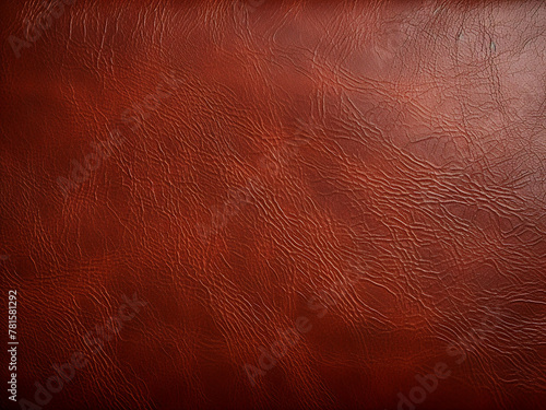 Sophisticated leather texture adds richness