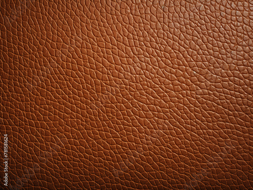 The background boasts a genuine brown leather texture
