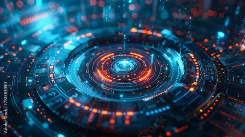 Wallpaper Mural a futuristic security technology Torontodigital.ca