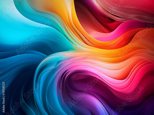 Colorful abstract background with ample space for text or image