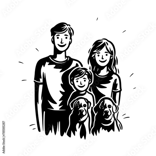 stick family svg bundle, stick family clipart, stick family cut files, huge pack of stick figure svg, svg files for cricut, family svg png bundle, family clipart, fathers day svg, father and children 
