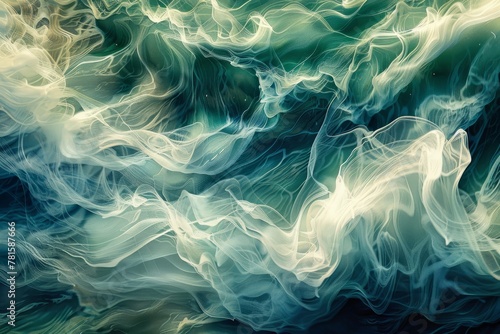 Underwater Waves Texture Close-up