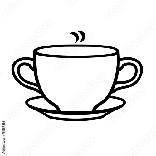 Photography cup, coffee, white, isolated, drink, mug, saucer, empty, tea, cafe, beverage, es