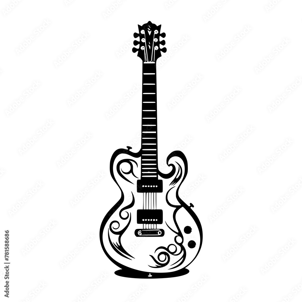 Naklejka premium bass guitar svg, guitar png, guitar silhouette, guitar shape svg, guitar svg, guitarist png, guitarist vector, guitar player vector, music svg, guitarist svg, musician svg, guitarist clipart, music no