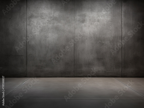 Vintage-style background: gray or dark rough concrete wall