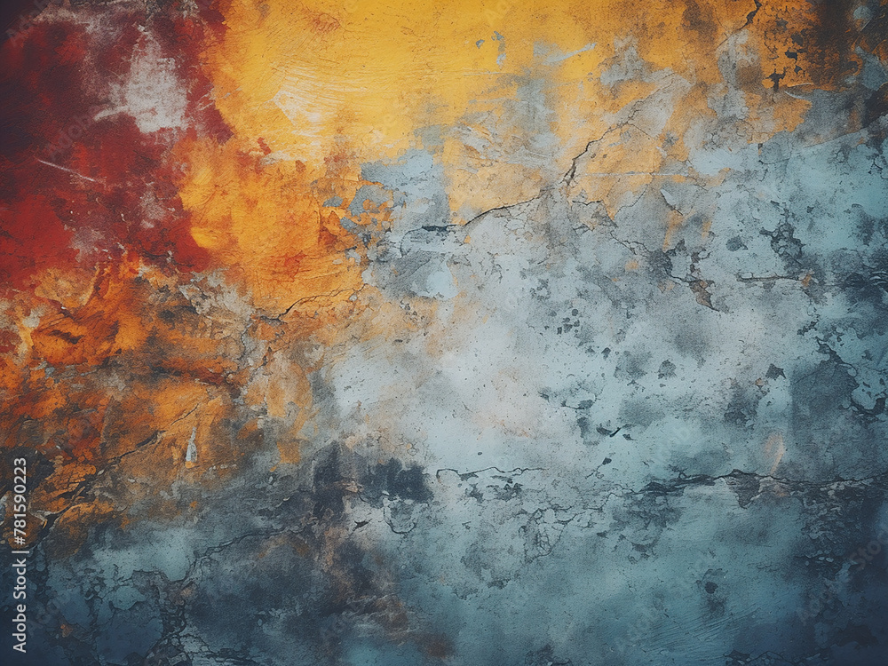 Abstract background with beautiful colors and grunge texture