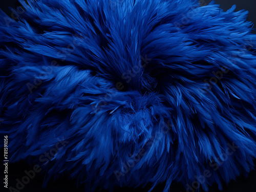 Background featuring hollowfiber polyester fiber on black-blue photo