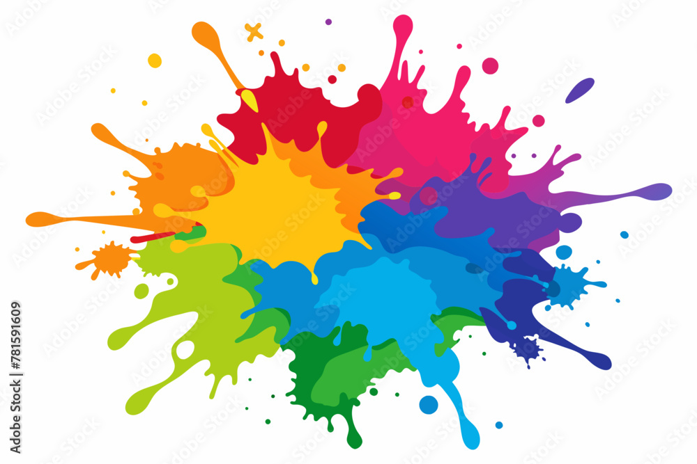 Splash Watercolor Splash for a Burst of Color