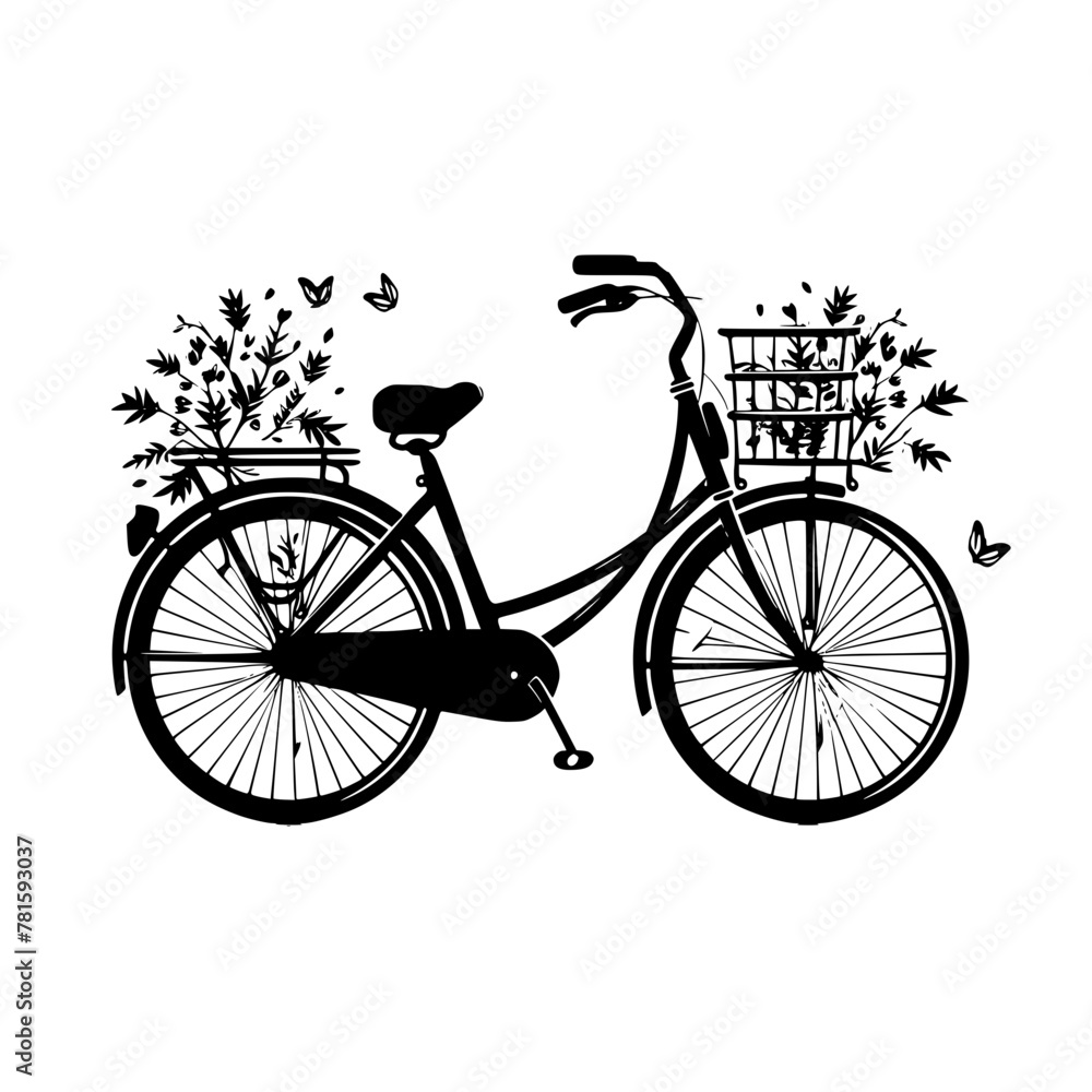 Obraz premium Bicycle SVG, Bike SVG, Bicycle Cut File, Bike Cut File, Bicycle Vector, Bike Vector, Bicycle Clipart, Bike Clipart, Cricut, Png, Silhouette, Mountain Bike Svg bundle, svg files for cricut, digital dow