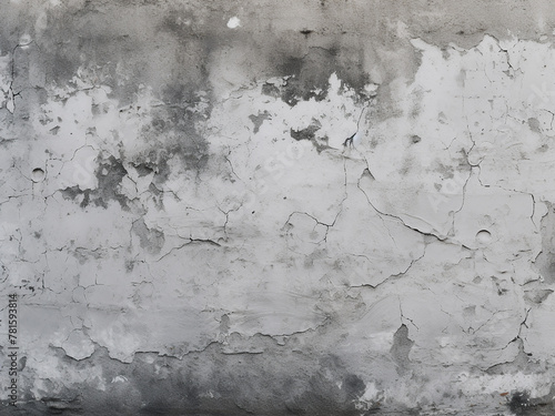 Close-up view captures the texture of painted concrete walls