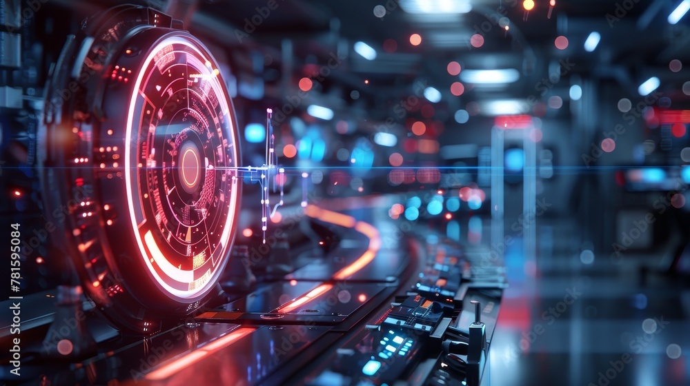 a futuristic health technology, medical technology