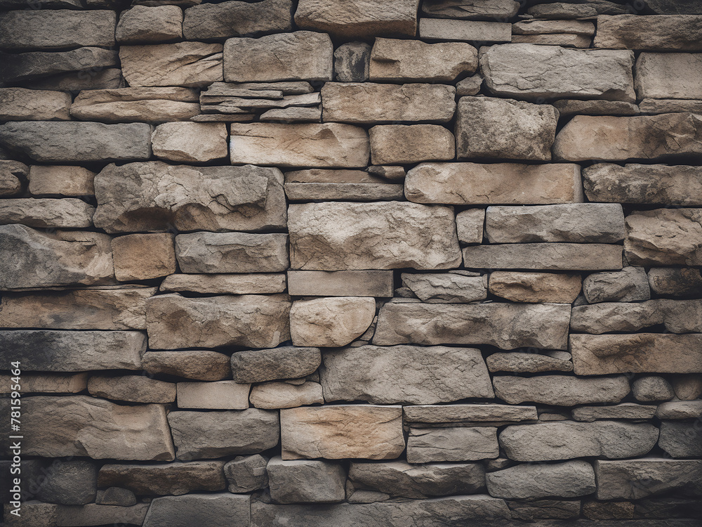 Cement floor texture serves as backdrop for stone wall Cement floor texture serves as backdrop for stone wall