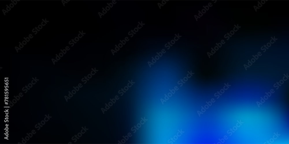 Dark blue vector blur background.