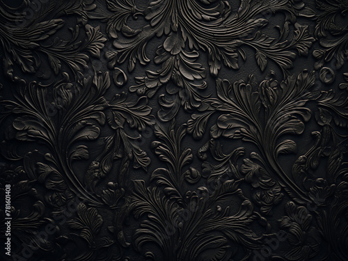 Vintage texture against black background