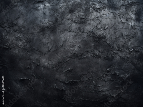 Black concrete texture forms the basis of horror-themed background