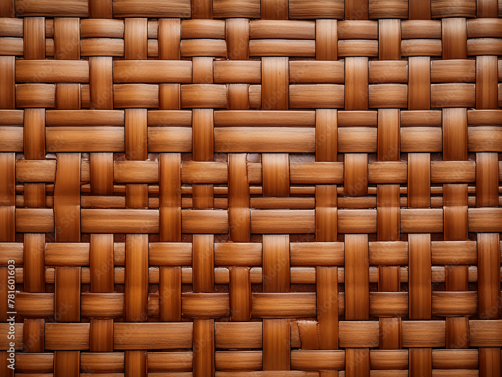 Nature-themed background with Thai-style pattern wicker surface, ideal for furniture Nature-themed background with Thai-style pattern wicker surface, ideal for furniture