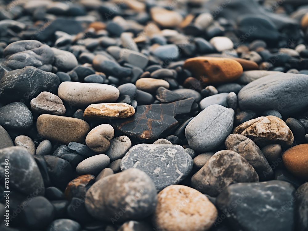 Background features natural stone surface in focus Background features natural stone surface in focus