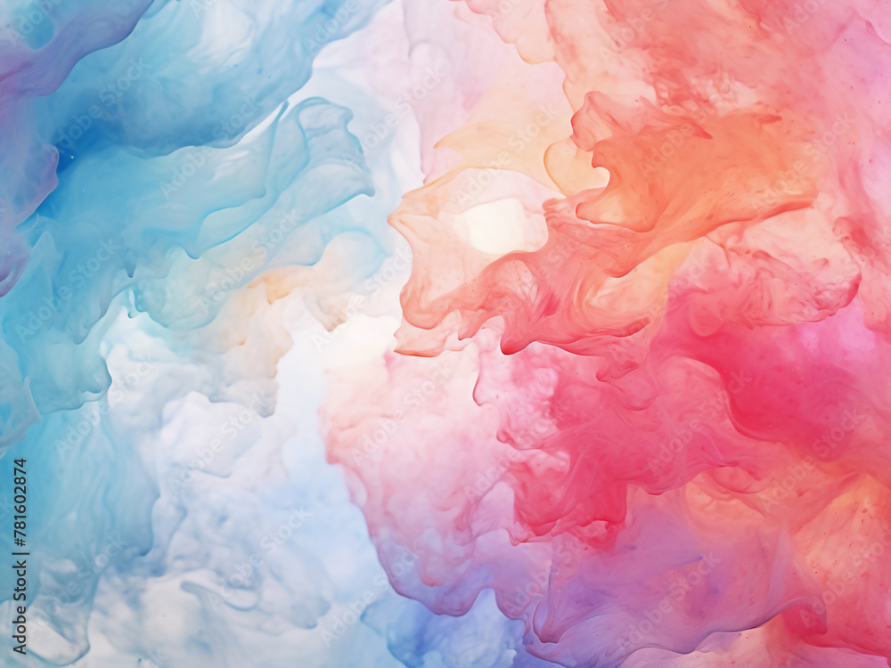 Background featuring hand-painted watercolor abstract art