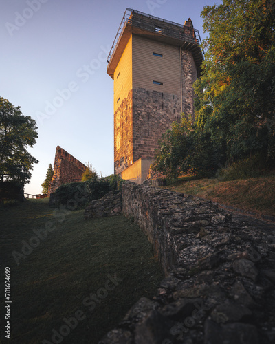 Medieval Salamon tower in Visegrád, Hungary