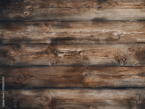 Detailed shot of stained wooden wall for background