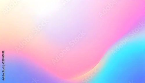 Gradient background with simple liquid forms in light pastel colors