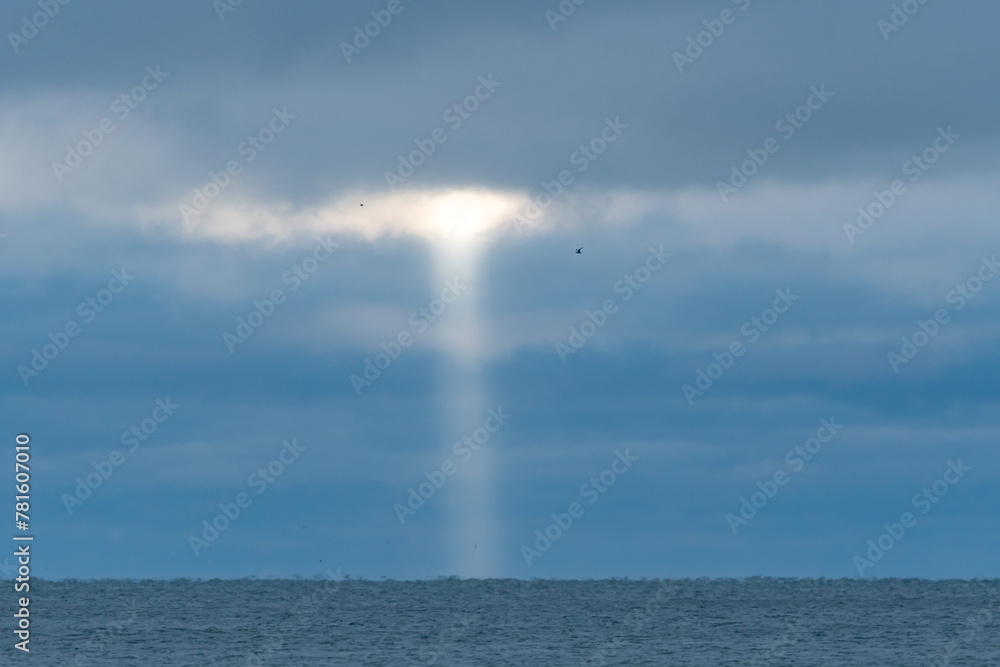 beam of light from the sky