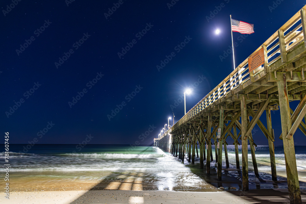 pier at night