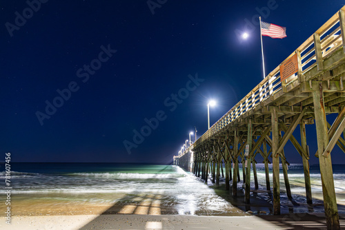 pier at night