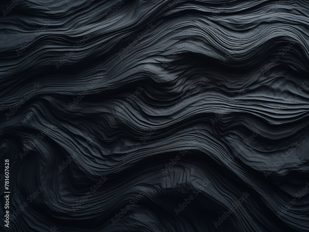 Abstract texture in black adds depth to the background