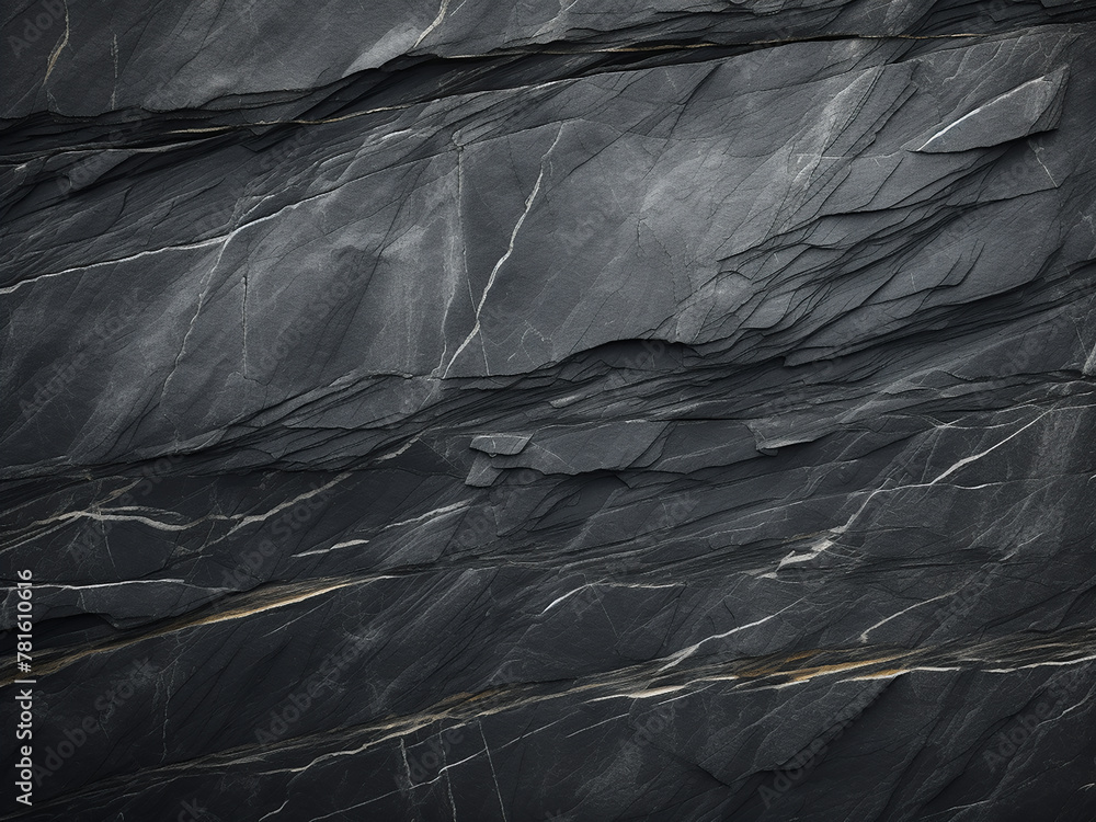 Slate texture features abstract frame patterns in dark gray Slate texture features abstract frame patterns in dark gray