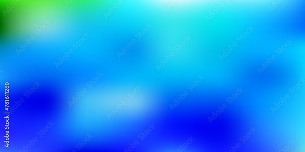 Light blue, green vector abstract blur template. Light blue, green vector abstract blur template.