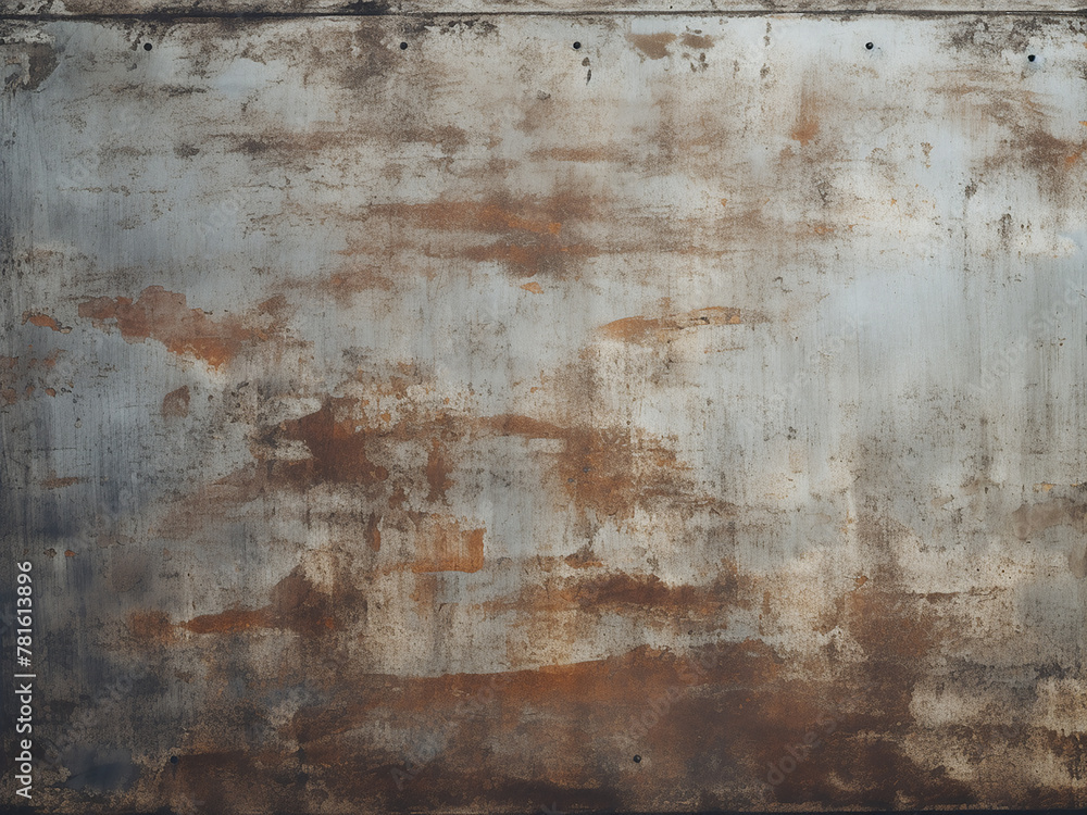 Textured wall background features rough grunge steel Textured wall background features rough grunge steel
