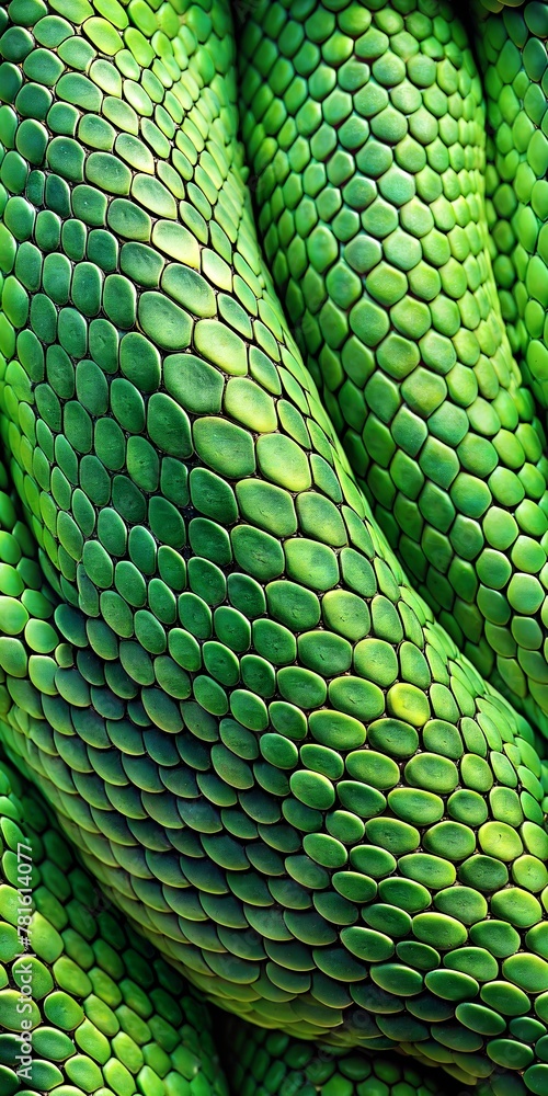 Obraz premium Snake skin scales seamless texture 