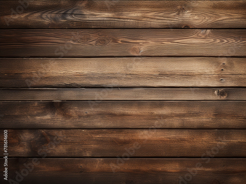Background displaying horizontal orientation of old wooden panels photo
