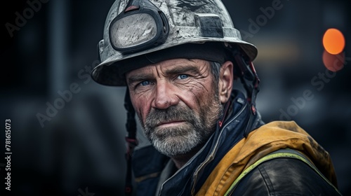 Portrait photograph of coal miner © Meta