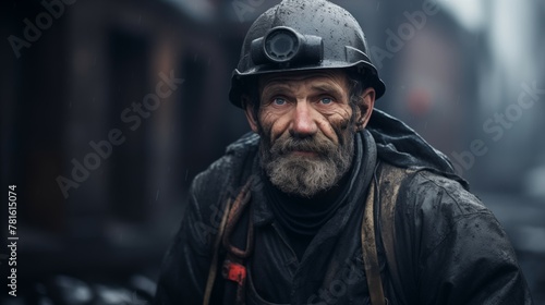Portrait photograph of coal miner © GMeta