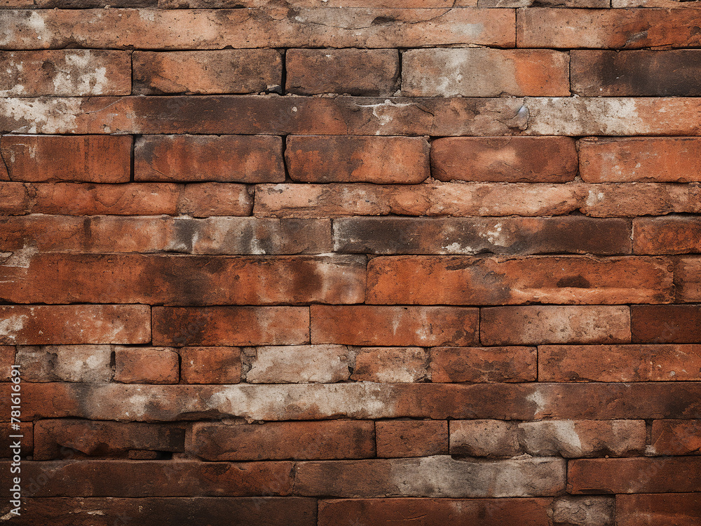 Background features a toned surface of old bricks Background features a toned surface of old bricks