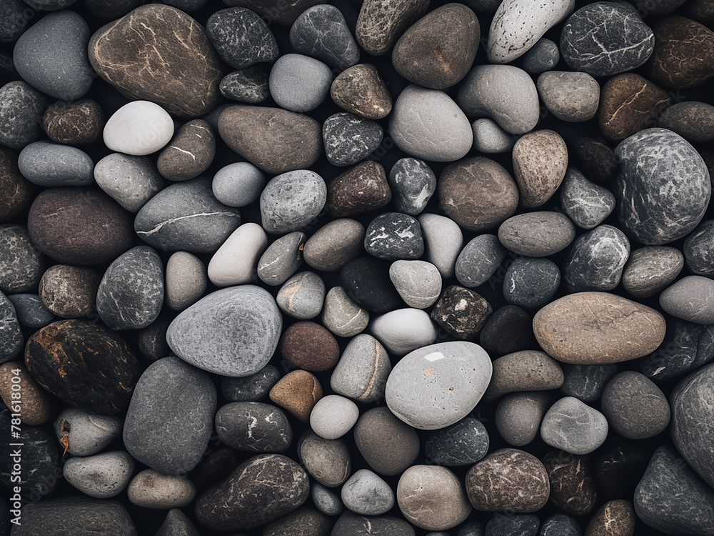 Texture mimics lunar surface with pebbles Texture mimics lunar surface with pebbles