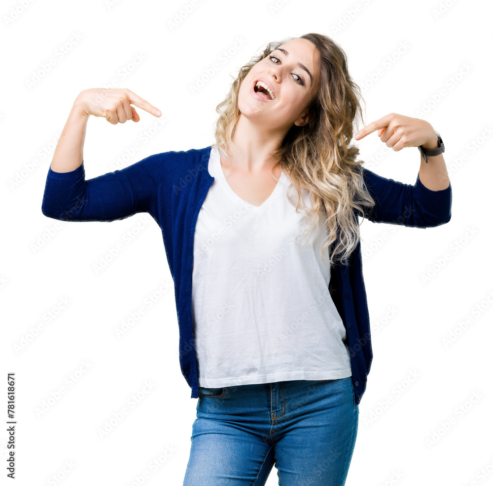 Beautiful young blonde woman over isolated background looking confident with smile on face, pointing oneself with fingers proud and happy. Beautiful young blonde woman over isolated background looking confident with smile on face, pointing oneself with fingers proud and happy.