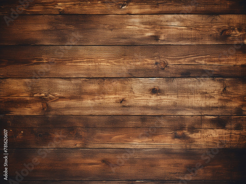 Aged wooden wall displaying vintage stains for background texture photo