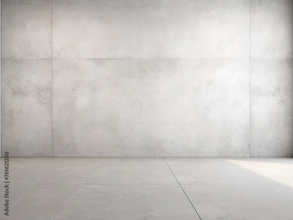 Bright light enhances texture of white gray grunge stone concrete cement wall floor background