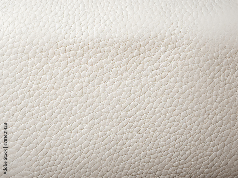 Background of white leather texture, illuminated from the side Background of white leather texture, illuminated from the side