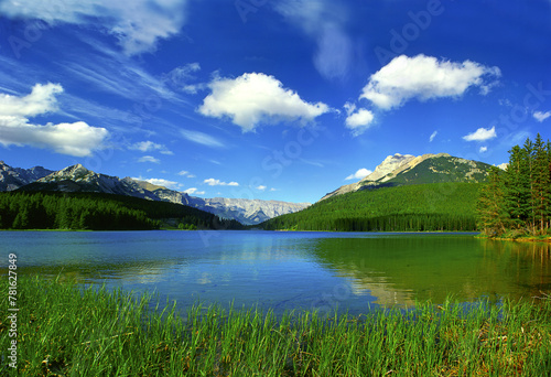 Lake in the Banff National Park, Canadian Rocky Mountain Parks - UNESCO World Heritage Site