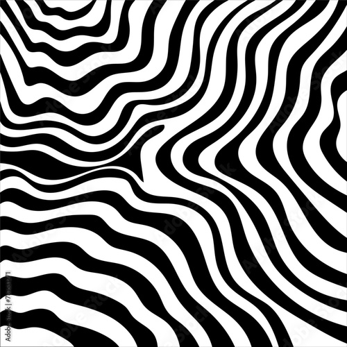 black and white background with zebra pattern
