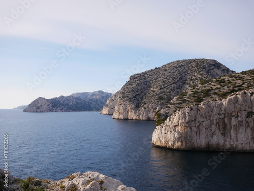 French Calanques in the village of Sormiou