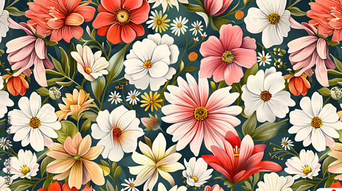 colorful floral background