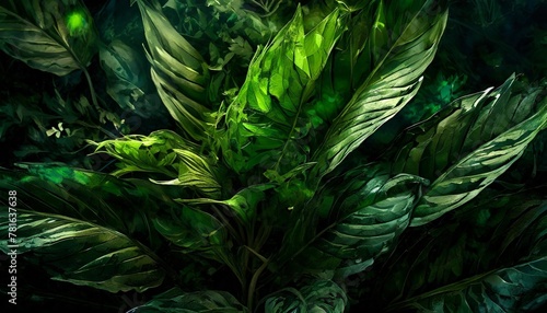 magic green leaves